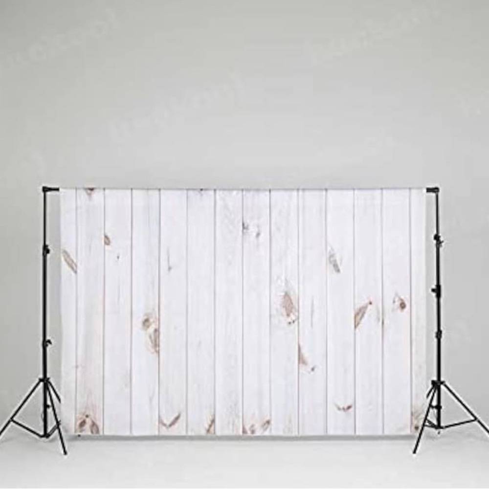 White and Brown Wood Panel Wall Backdrop